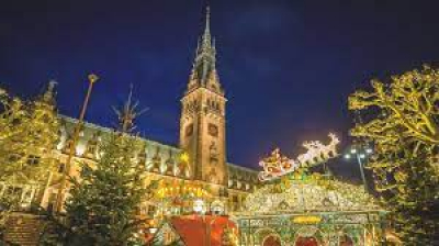 Hamburg mit Weihnachtsmarkt auf Gut Basthorst